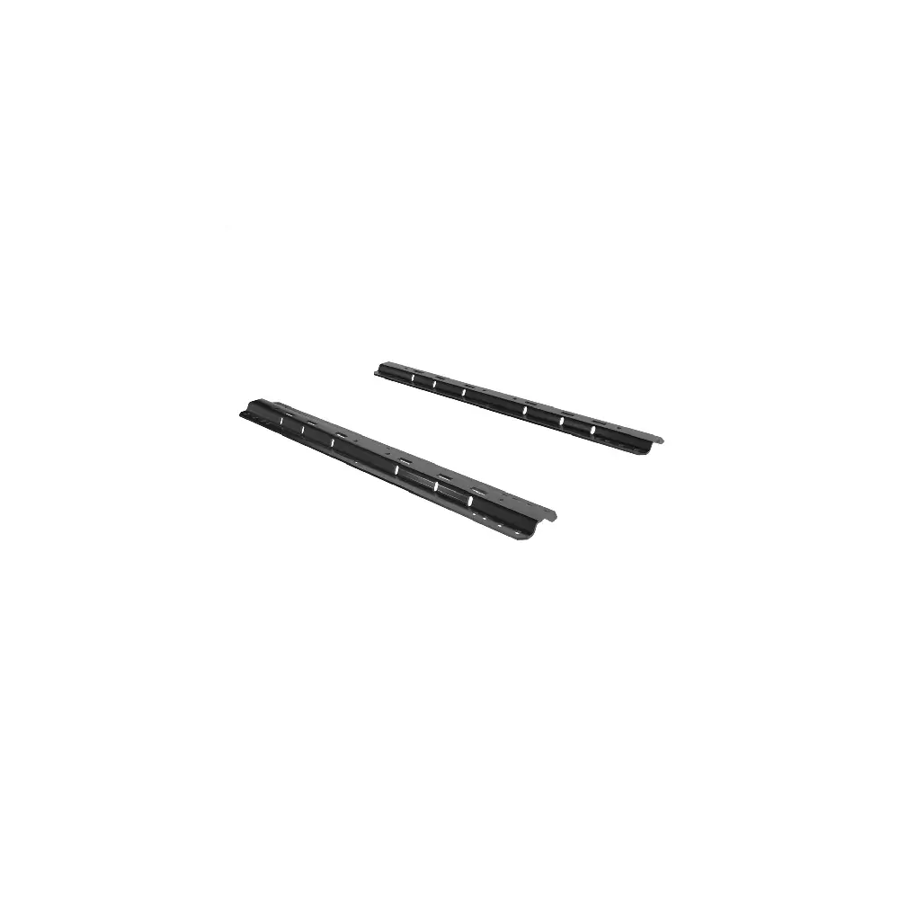 Curt Universal 5th Wheel / Gooseneck Rails Only - 10 Bolt Style - Matte Black - 16204